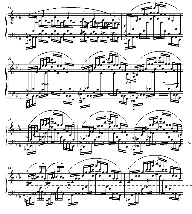 练习曲OP25No12(钢琴谱)6