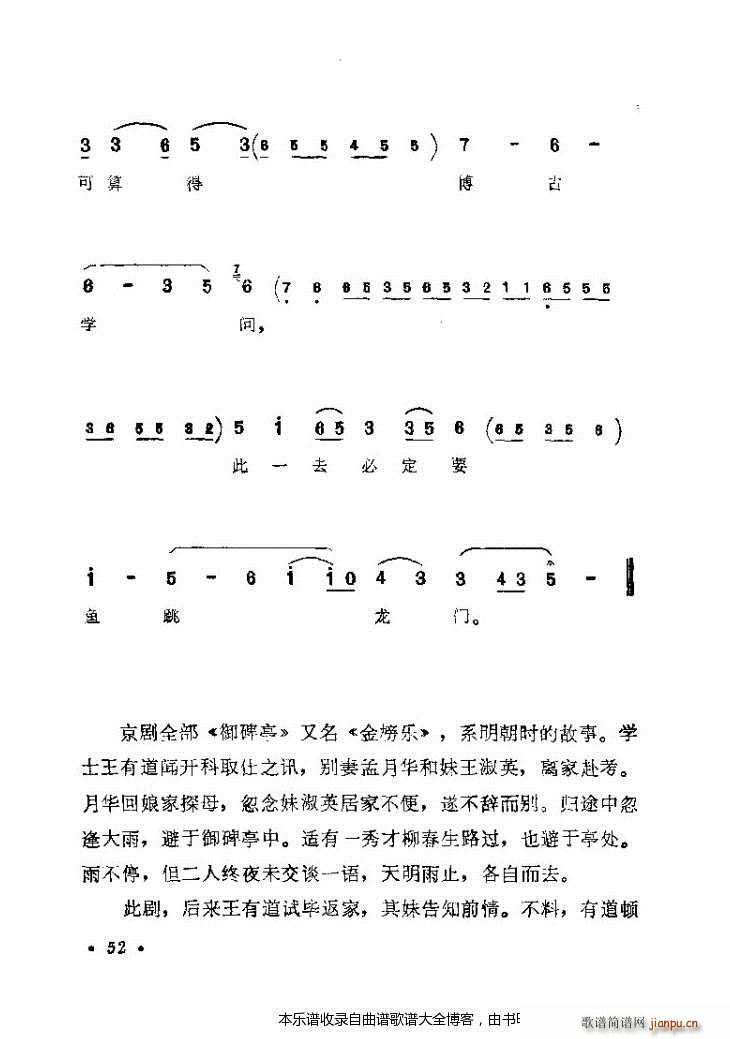 京剧著名唱腔选41 80 戏谱(京剧曲谱)12