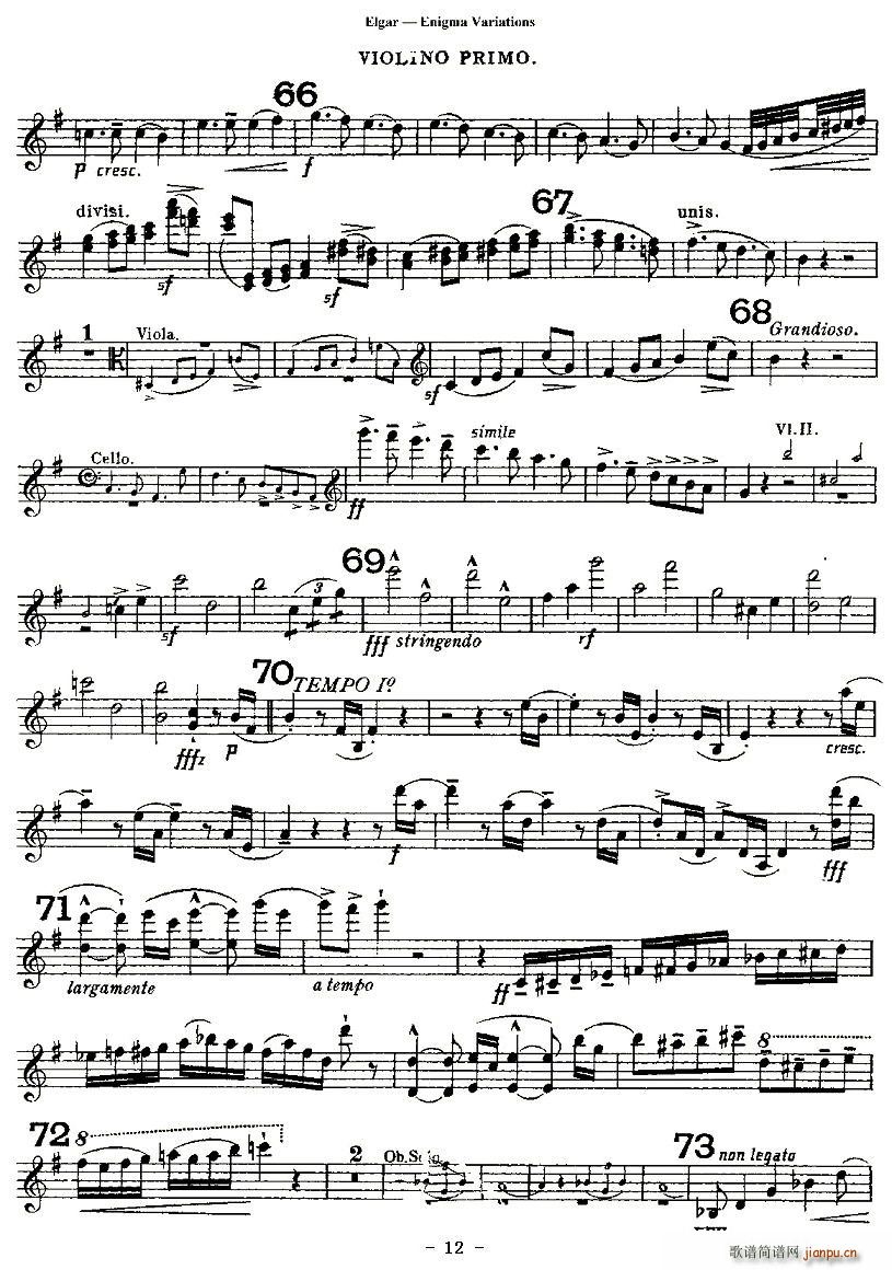 Edward Elgar Enigma Variations(十字及以上)12