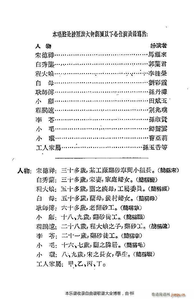 评剧 夫妻合作 剧本前言1 20(京剧曲谱)1