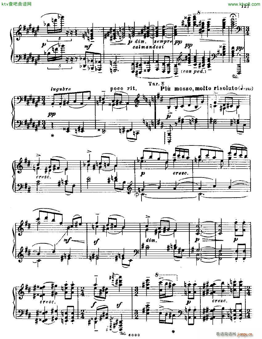 Anatoly Alexandrov Opus 22 Sonata no 5(钢琴谱)19