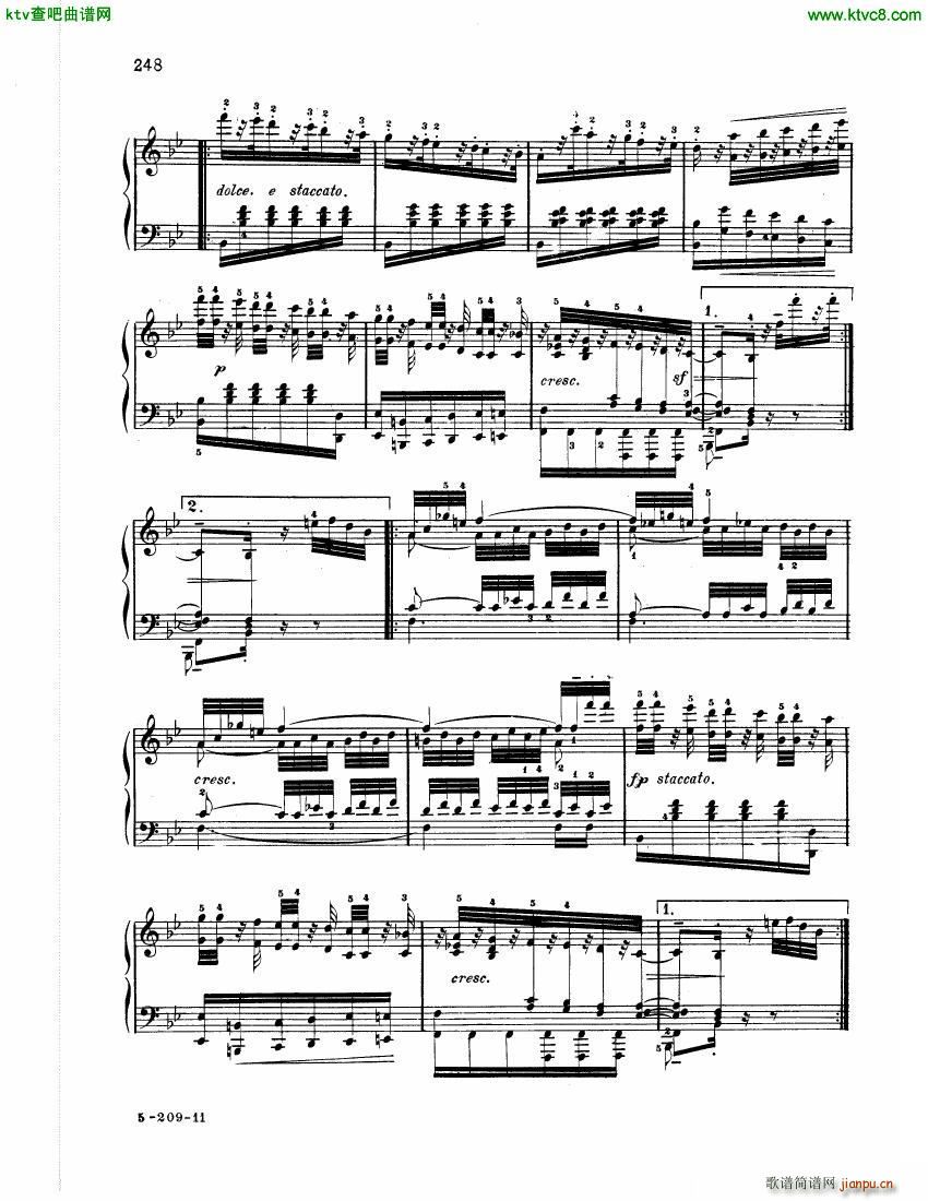 Beethoven WoO 57 Andante Favori in F major(钢琴谱)5