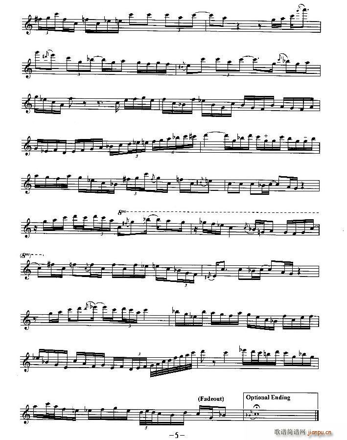 午夜魔力(四字歌谱)5