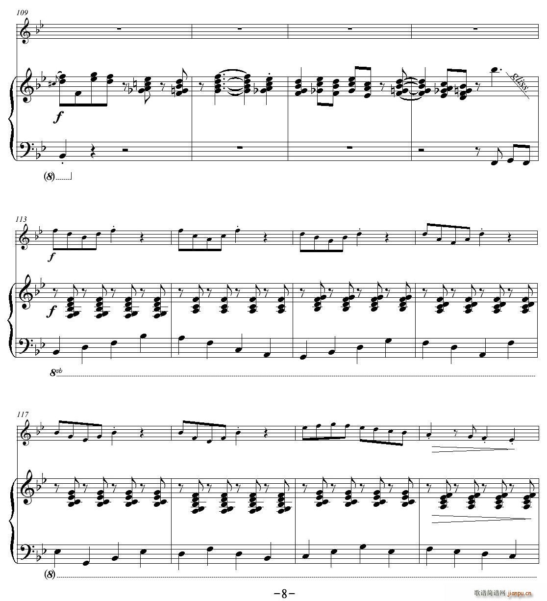 The Arrival of the Queen of Sheba(单簧管谱)8