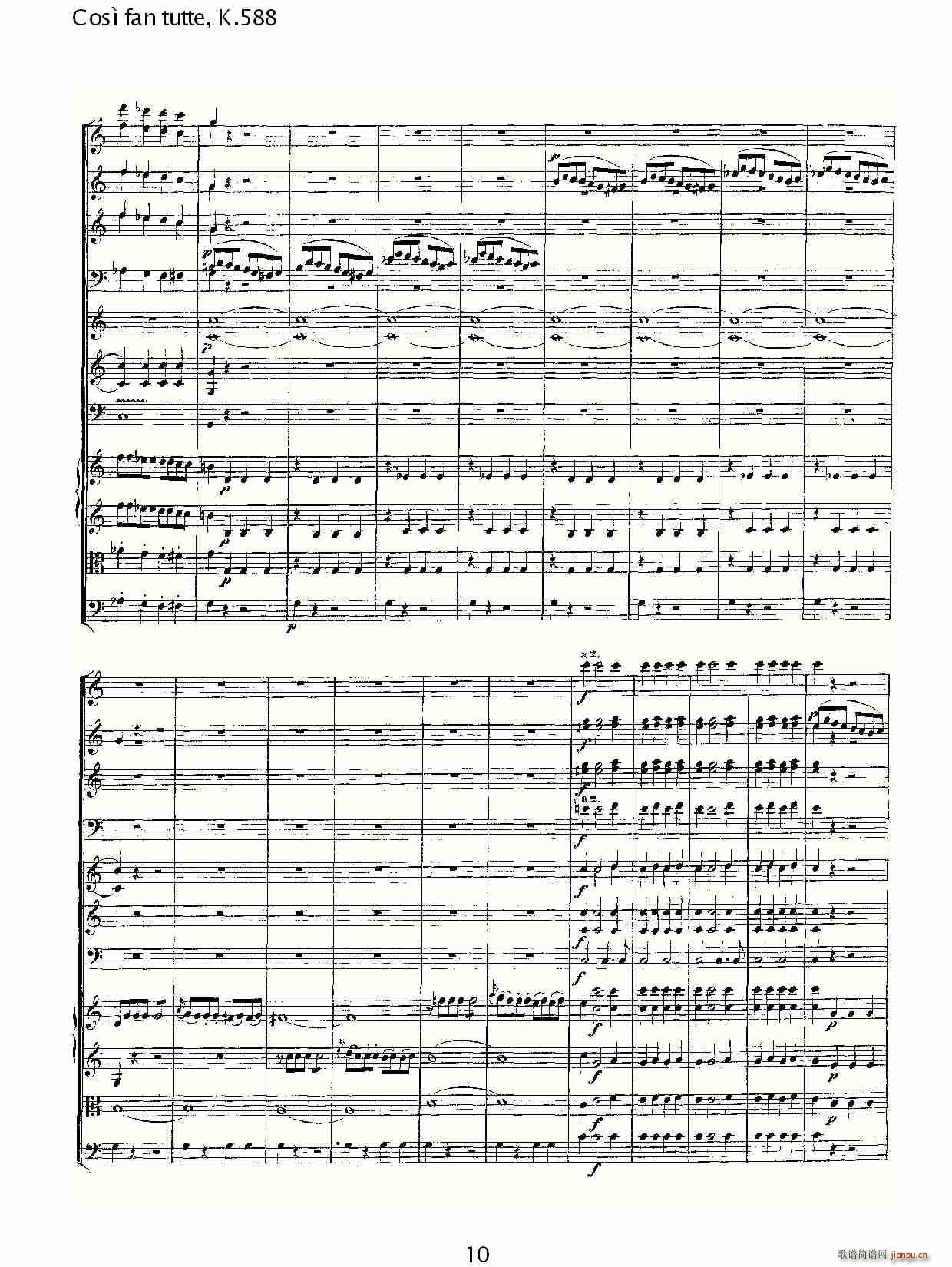 Cosě fan tutte, K.588(十字及以上)10