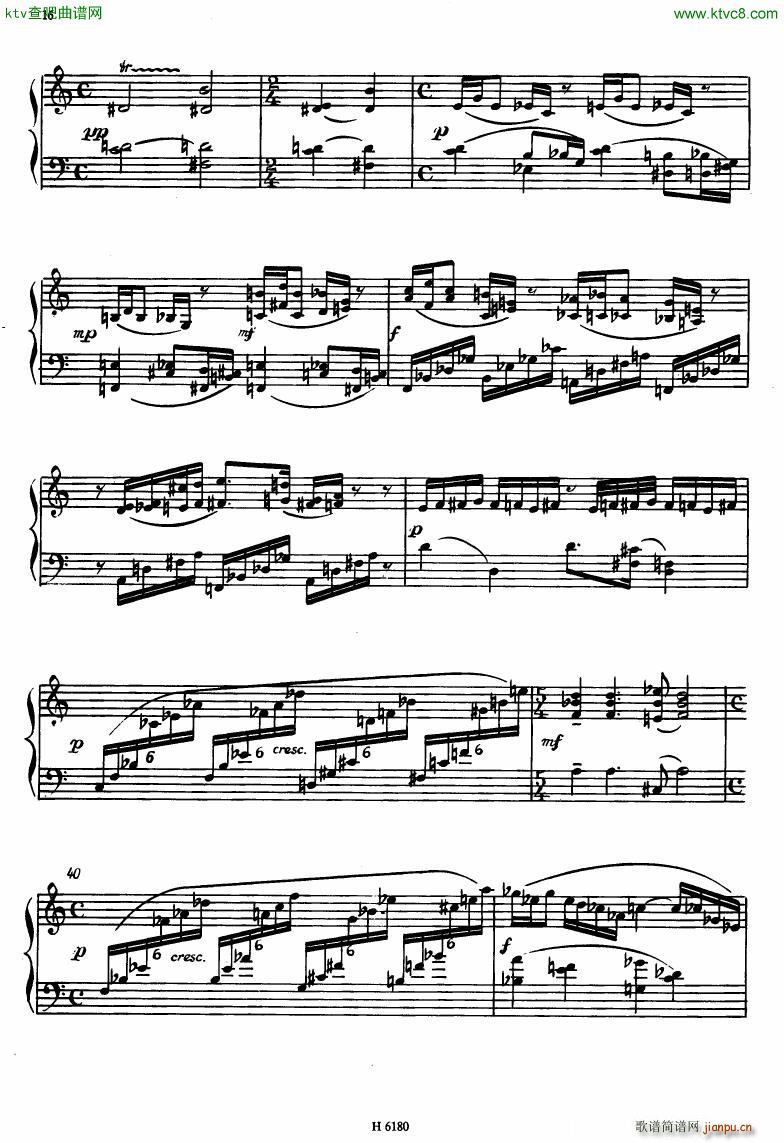 Hlobil piano sonata op 72(钢琴谱)10