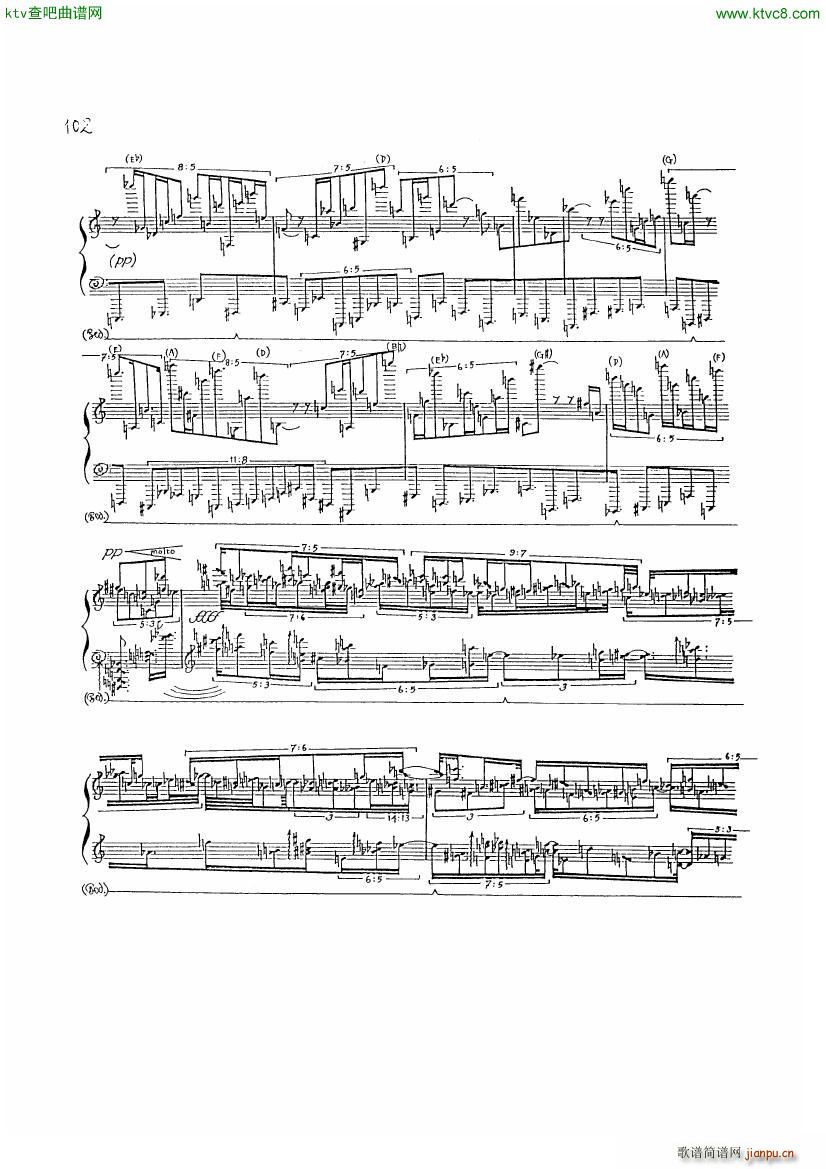 finnissy michael verdi transcription no 12(钢琴谱)5