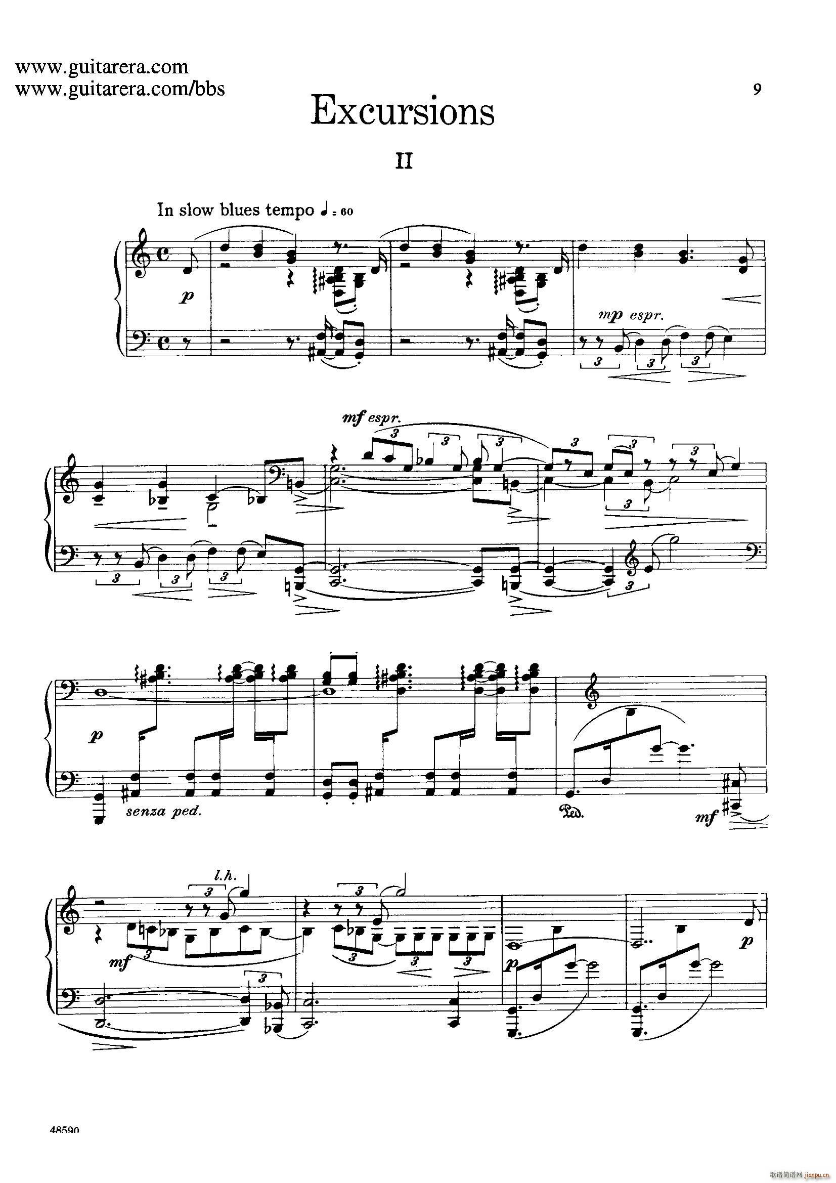 Four Excursions Op 20 旅行 2(钢琴谱)1