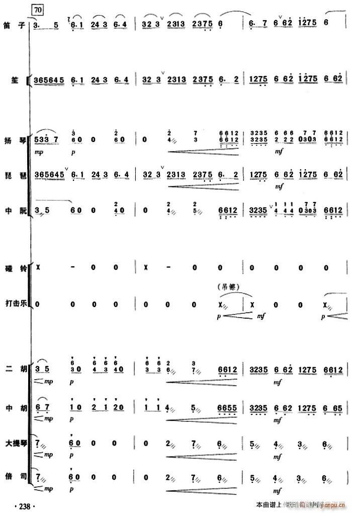 庆丰收 民乐 238(总谱)1