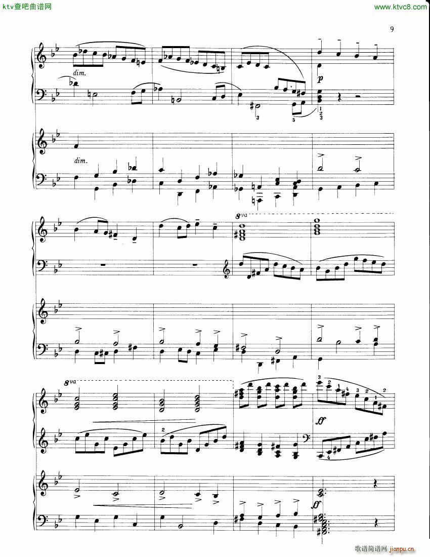 Berggrun Chorale and Fugue Theme by JS Bach(钢琴谱)9