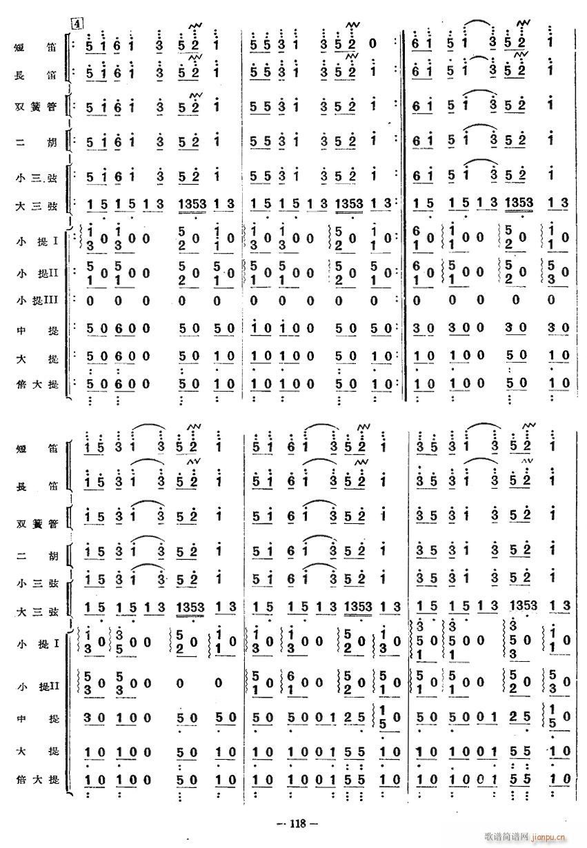 跳月舞曲8(五字歌谱)1