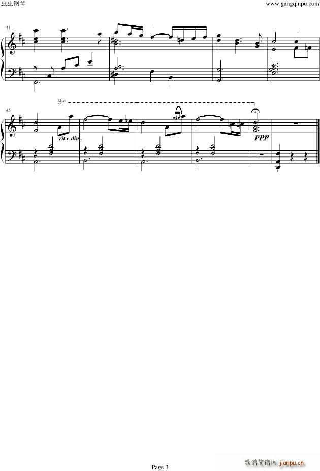 料理鼠王 美食总动员 主题 Ratatouille Main Theme(钢琴谱)3