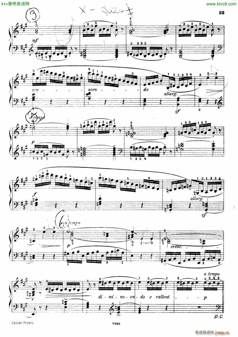 Henri Bertini 1798 1876 25 Easy Etudes Op 100(钢琴谱)30