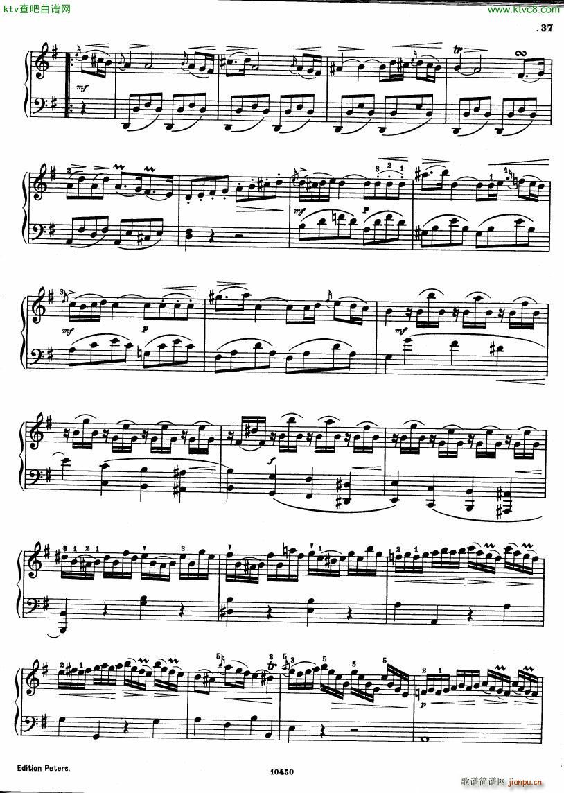 Bach JC op 17 no 4 Sonata(钢琴谱)3