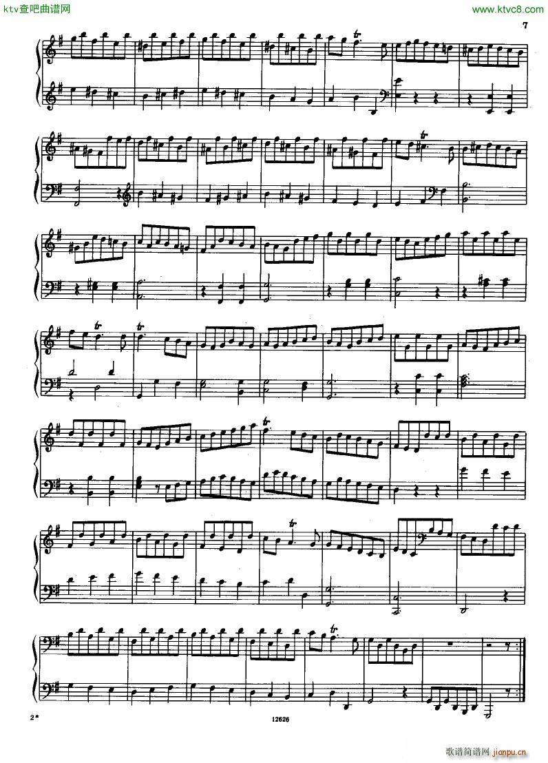 H ndel 1 Suiten for Piano Book 2(钢琴谱)5