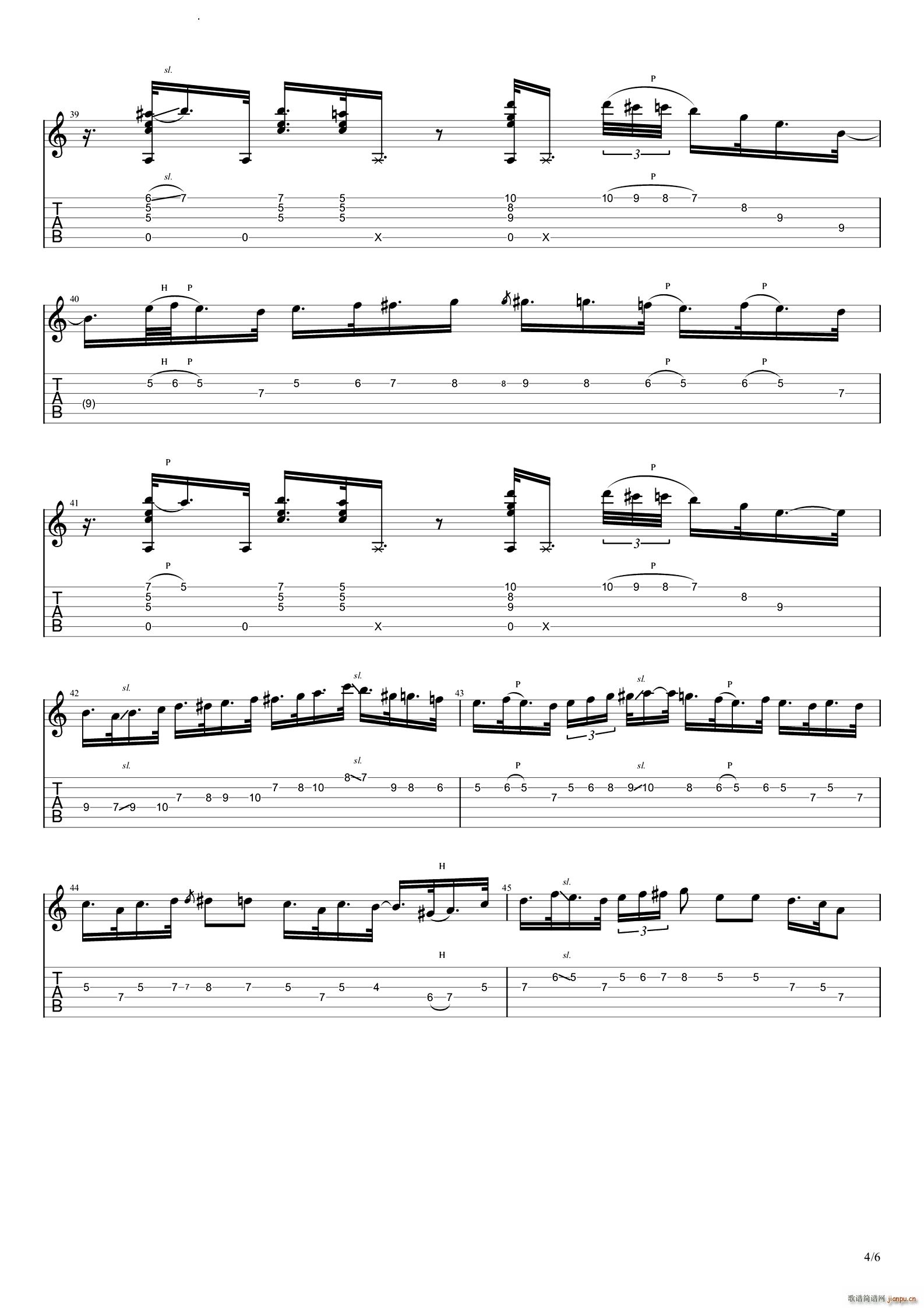 ANJIROOM193版(吉他谱)5