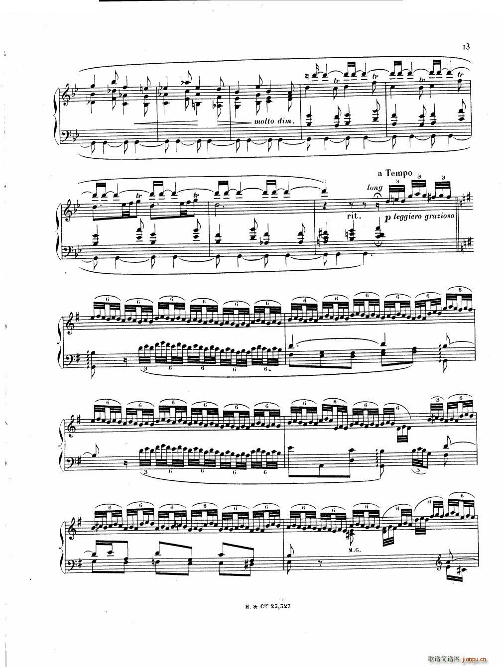Hahn Reynaldo Piano sonatina Piano sonatina(十字及以上)13