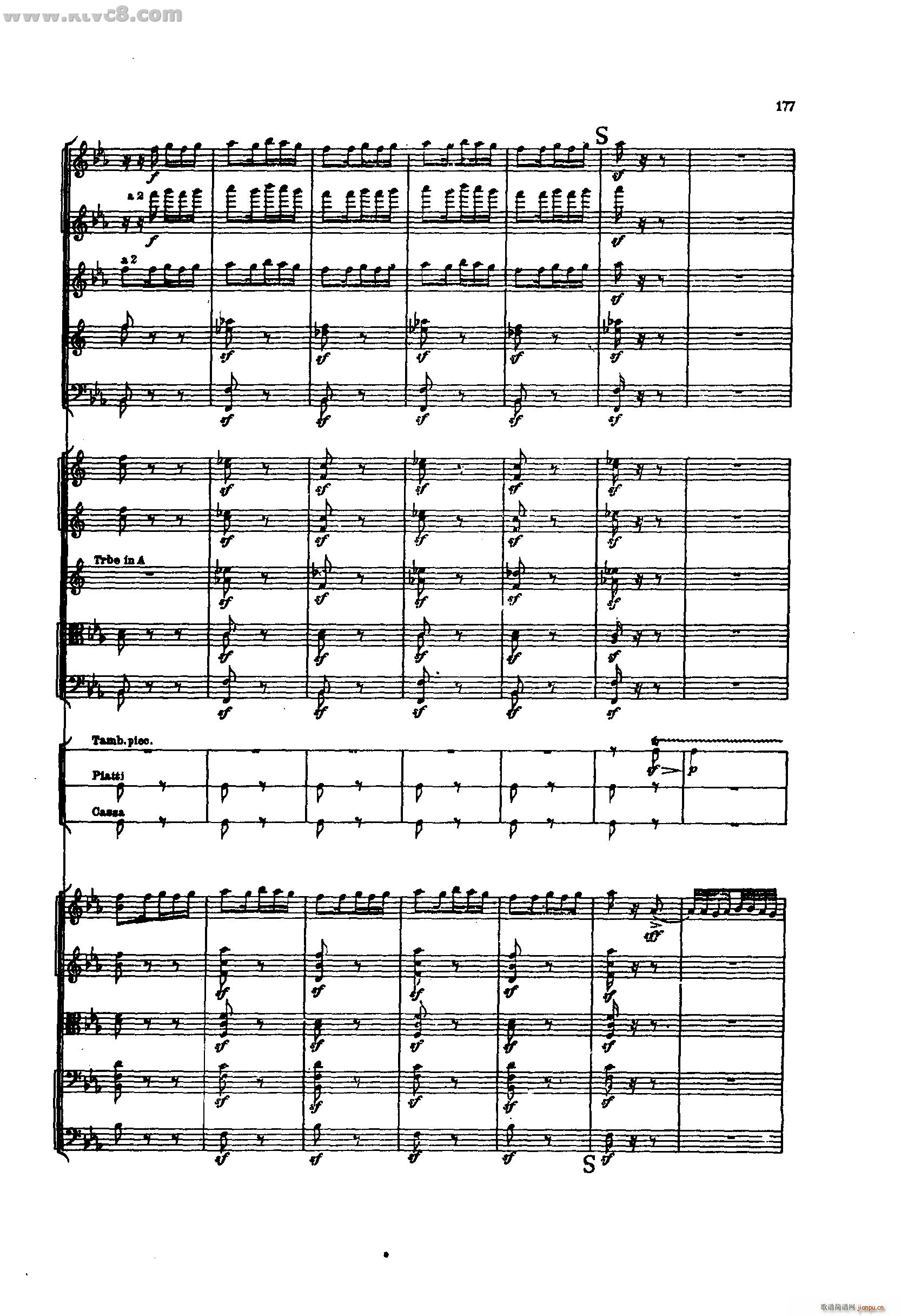 舍赫拉查达交响组曲 作品35 第四部分(总谱)31