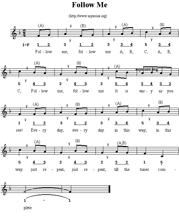 英文儿歌：Followme(其他)1