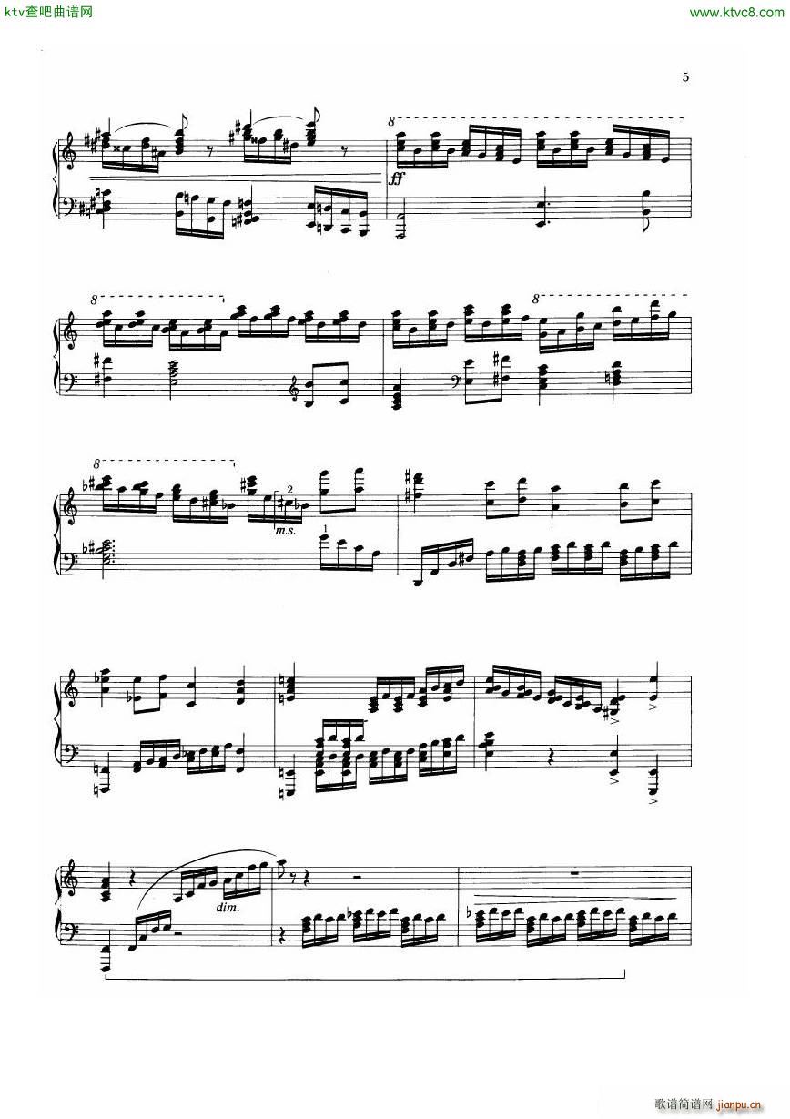 Dohnanyi Etude Op 28 1(钢琴谱)3