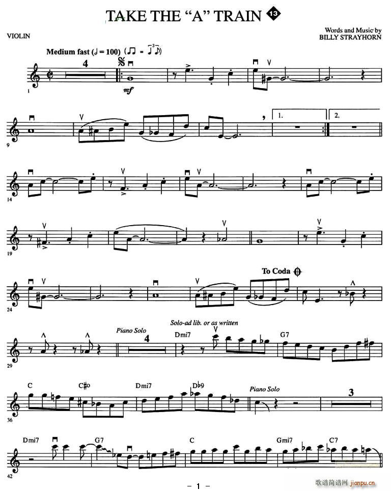 TAKE THE“A”TRAIN(十字及以上)1