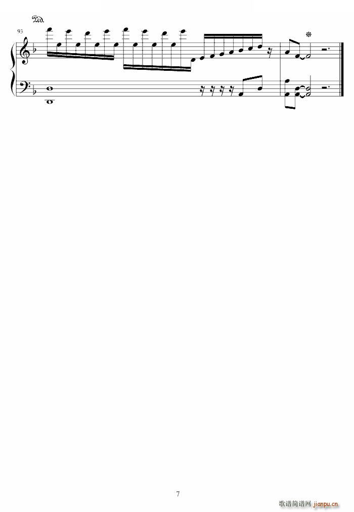 萨拉邦变奏曲 Sarabande Sarabande(十字及以上)7