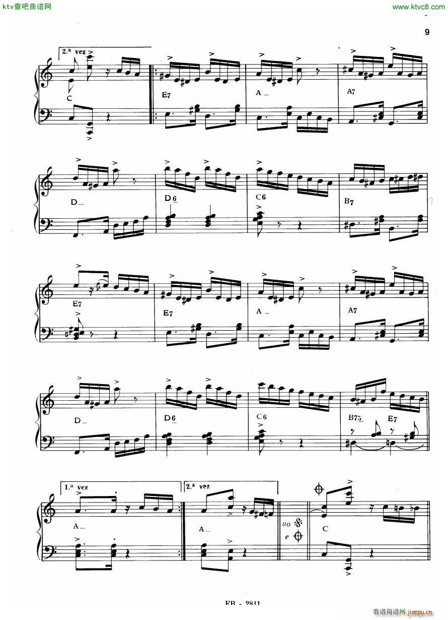 Centenário do Choro Vol 1 20 Choros Para Piano(钢琴谱)7