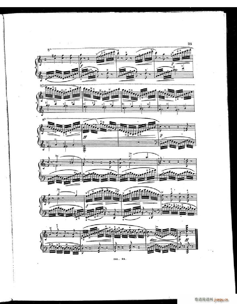 Czerny Etudes de la Velocite(钢琴谱)22