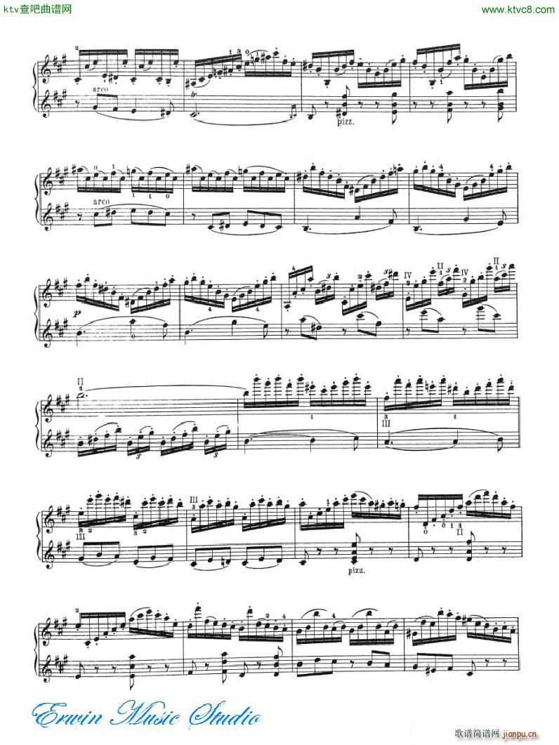 加维尼耶 24首隨想曲Pierre Gavinies 24 Caprices 13 16(十字及以上)5