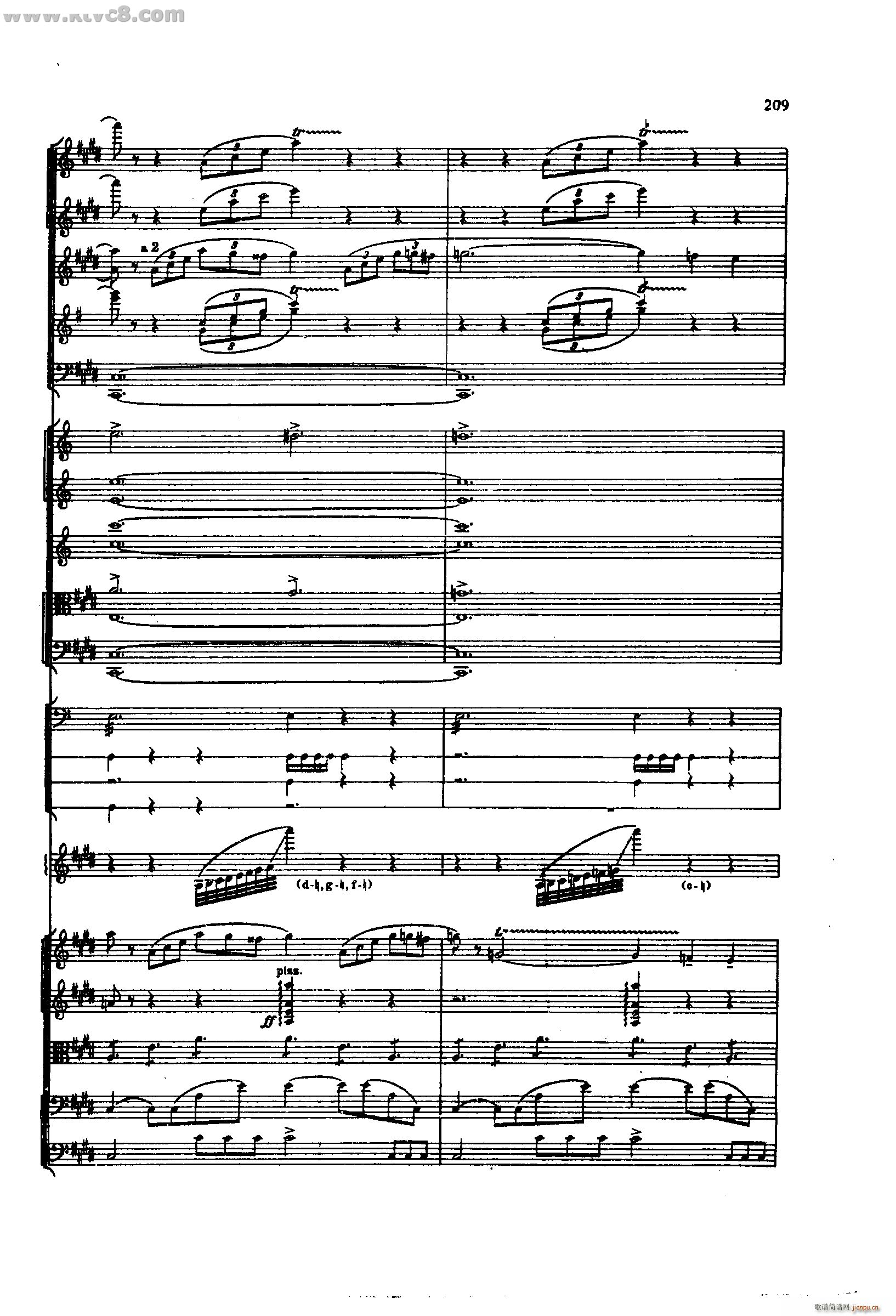 舍赫拉查达交响组曲 作品35 第五部分(总谱)19