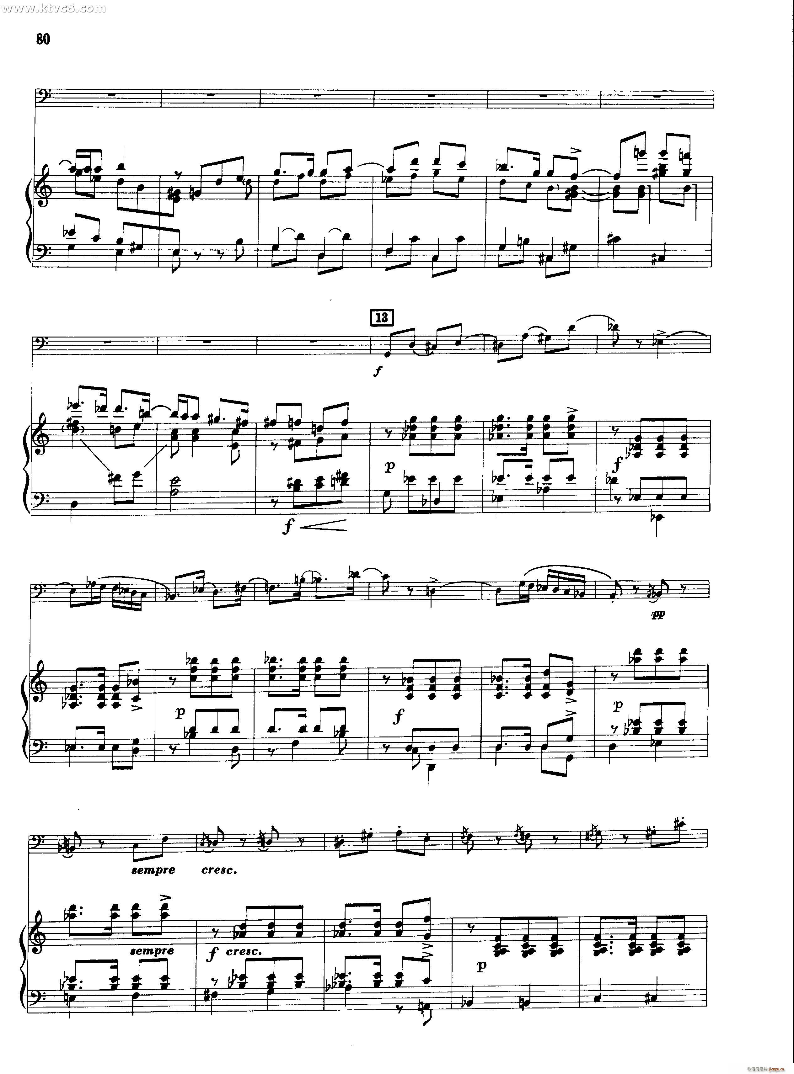 音乐会曲(四字歌谱)9