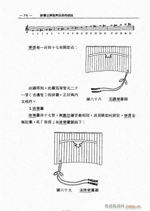 排箫之演进与技法的探讨61-80(笛箫谱)16