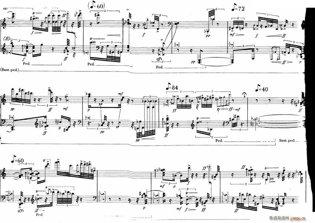 Berio Sequenza IV Sequenza IV(十字及以上)5