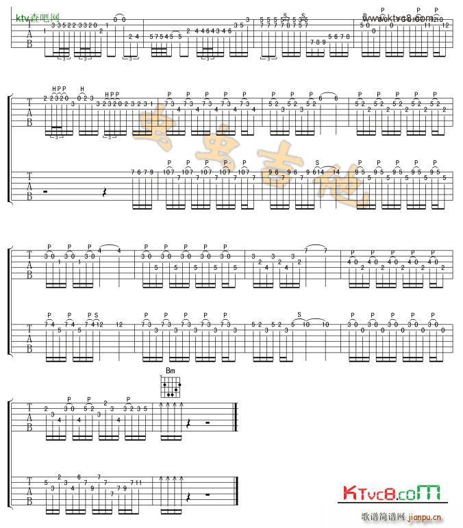 Hotel California 加州旅馆(吉他谱)9