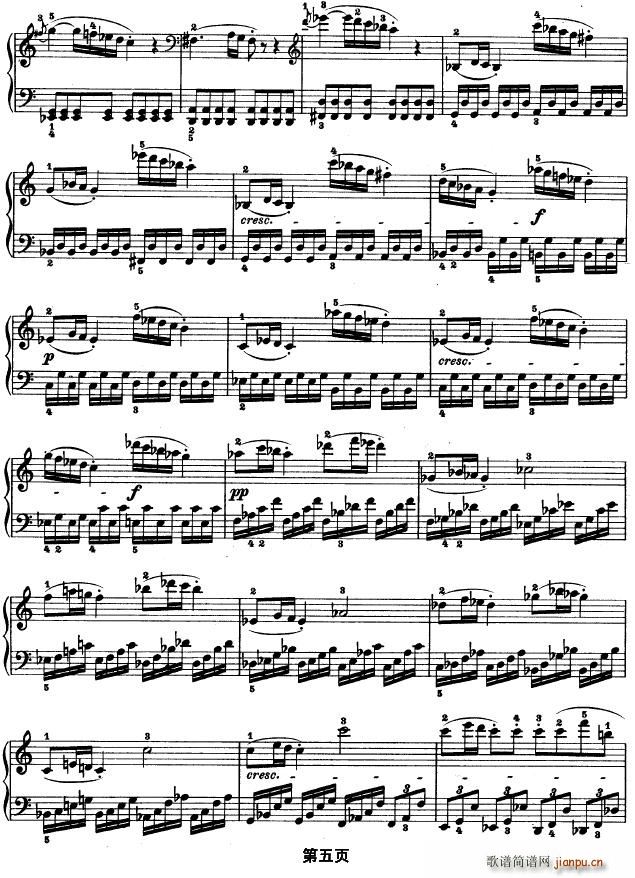 SONATE OP.53(钢琴谱)5