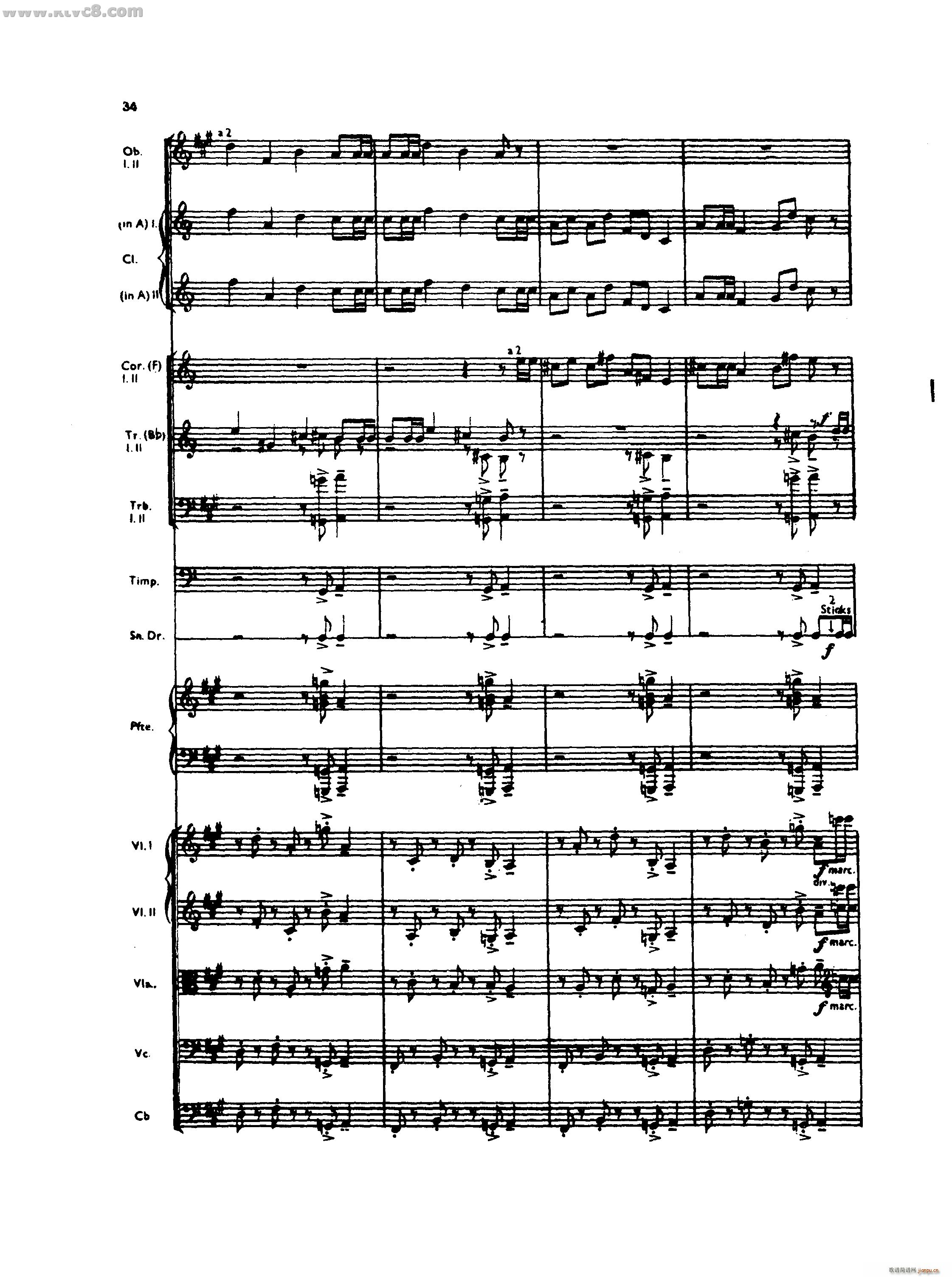 阿巴拉契亚山区的春天 第一部分(总谱)34