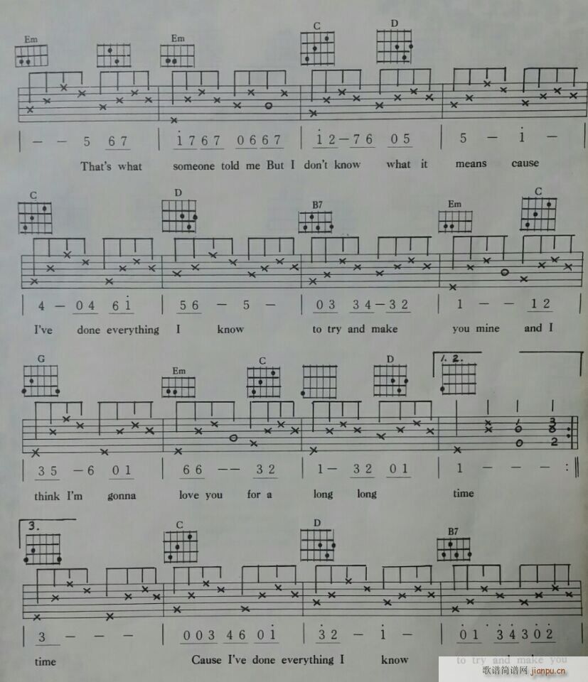 long long time(吉他谱)3