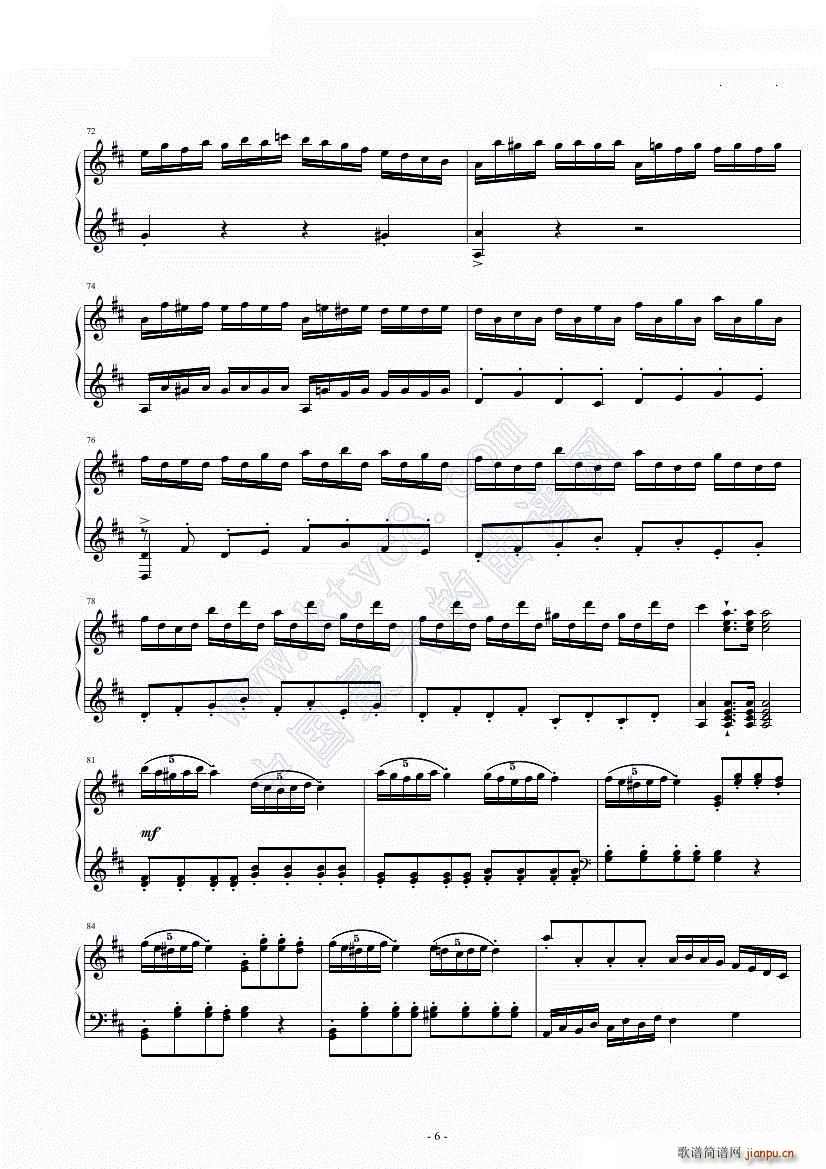 Piano Sonata No 33 in D Major(钢琴谱)6