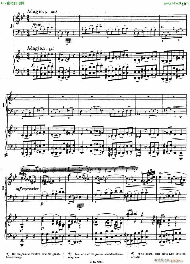 Bach JS BWV 1052 Keyboard Concerto in d ed R ntgen(钢琴谱)20