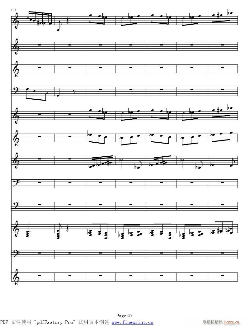 四季　冬?小提琴协奏曲41-48提琴(小提琴谱)7