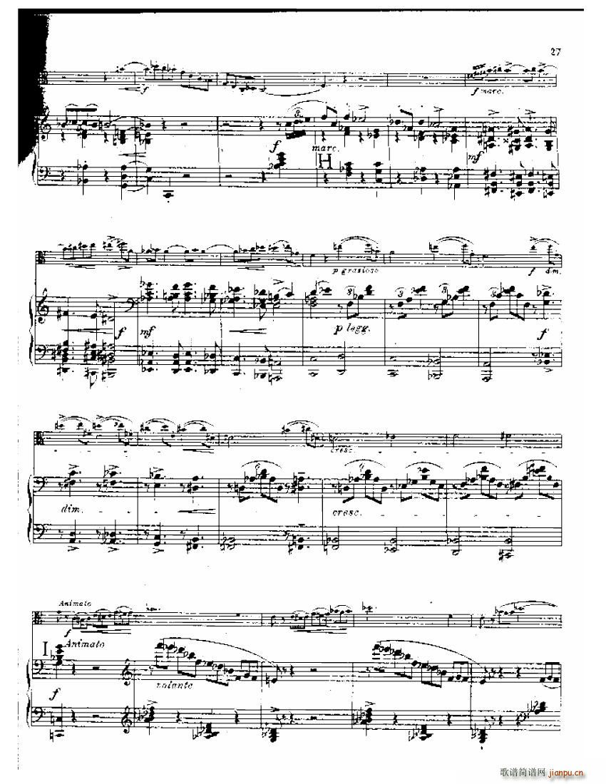 Bowen Viola Sonata No 1 part 2(钢琴谱)7