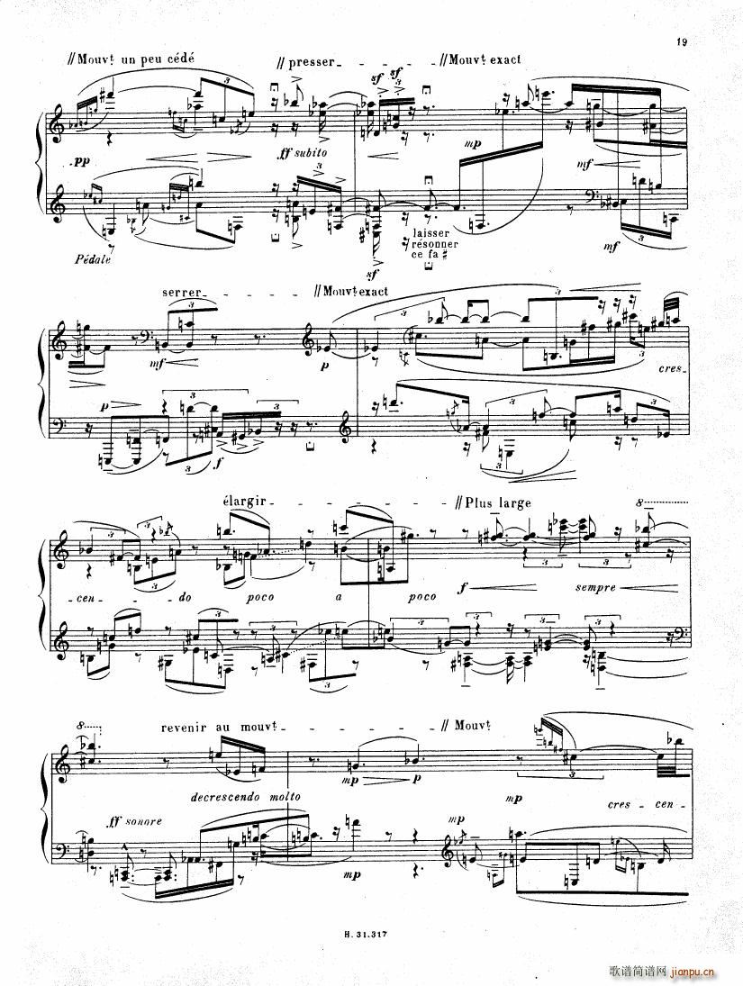 Pierre Boulez Sonata No 2 1 24(钢琴谱)19