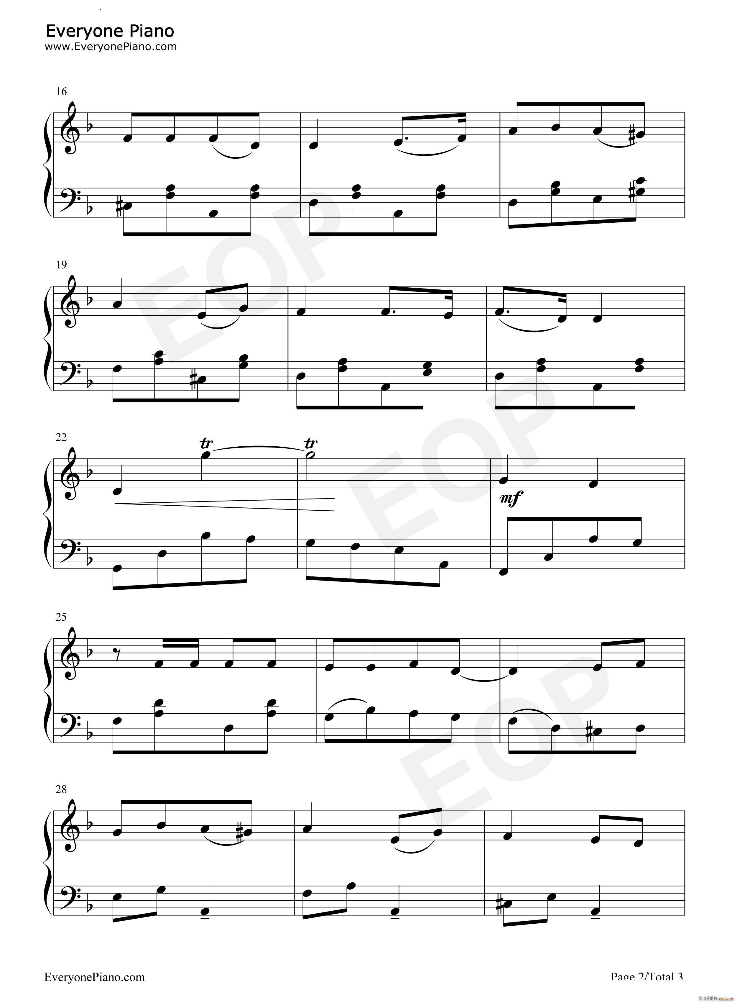 Something Round圆圆的(钢琴谱)3
