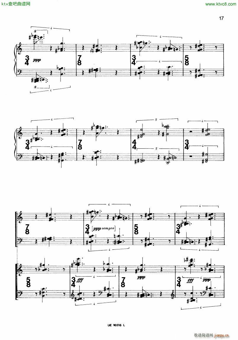 Feldman Piano(钢琴谱)17
