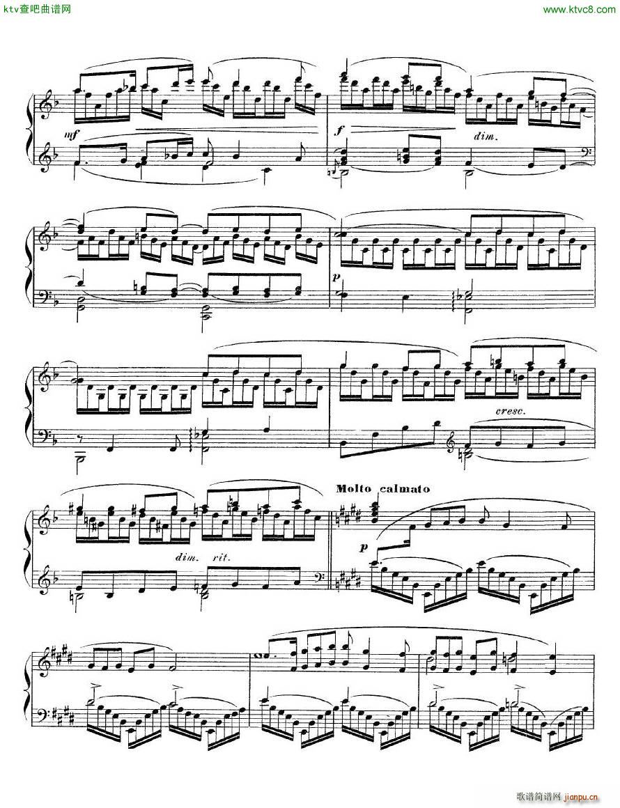 Debussy Ballade(钢琴谱)6