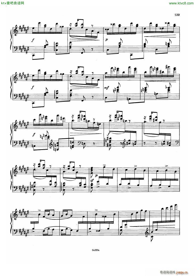 Balakirev Scherzo No 3(钢琴谱)14