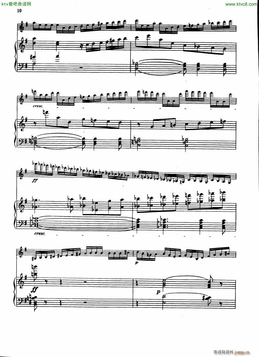Berkeley Elegy and Toccata Violin and Piano(钢琴谱)10