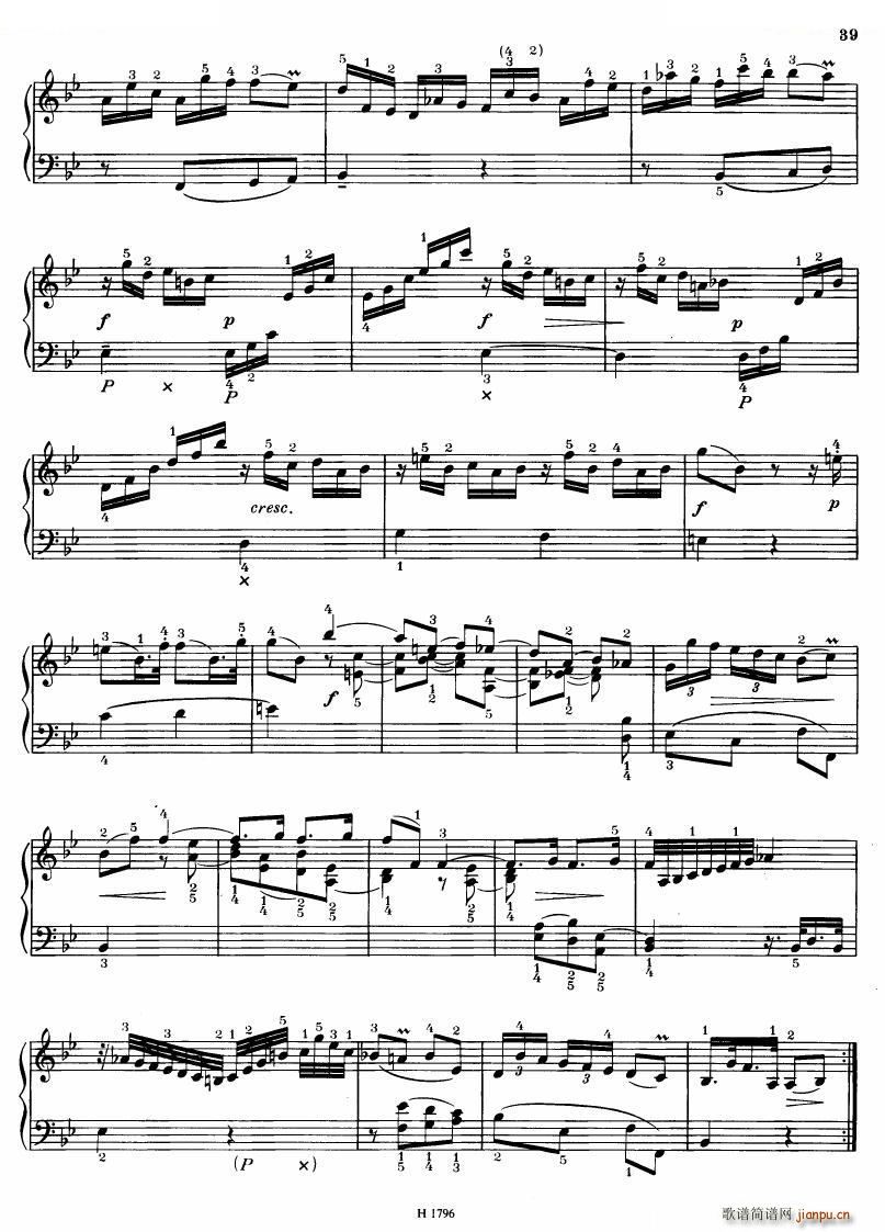 Benda 16 Sonatas 二 16 Sonatas 二(十字及以上)1