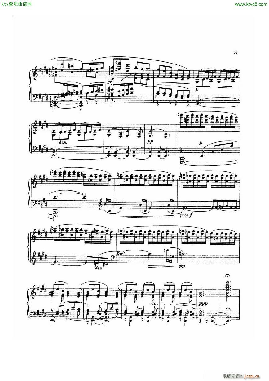 Dohnanyi 17 4 5 Humoresken Pastorale(钢琴谱)6