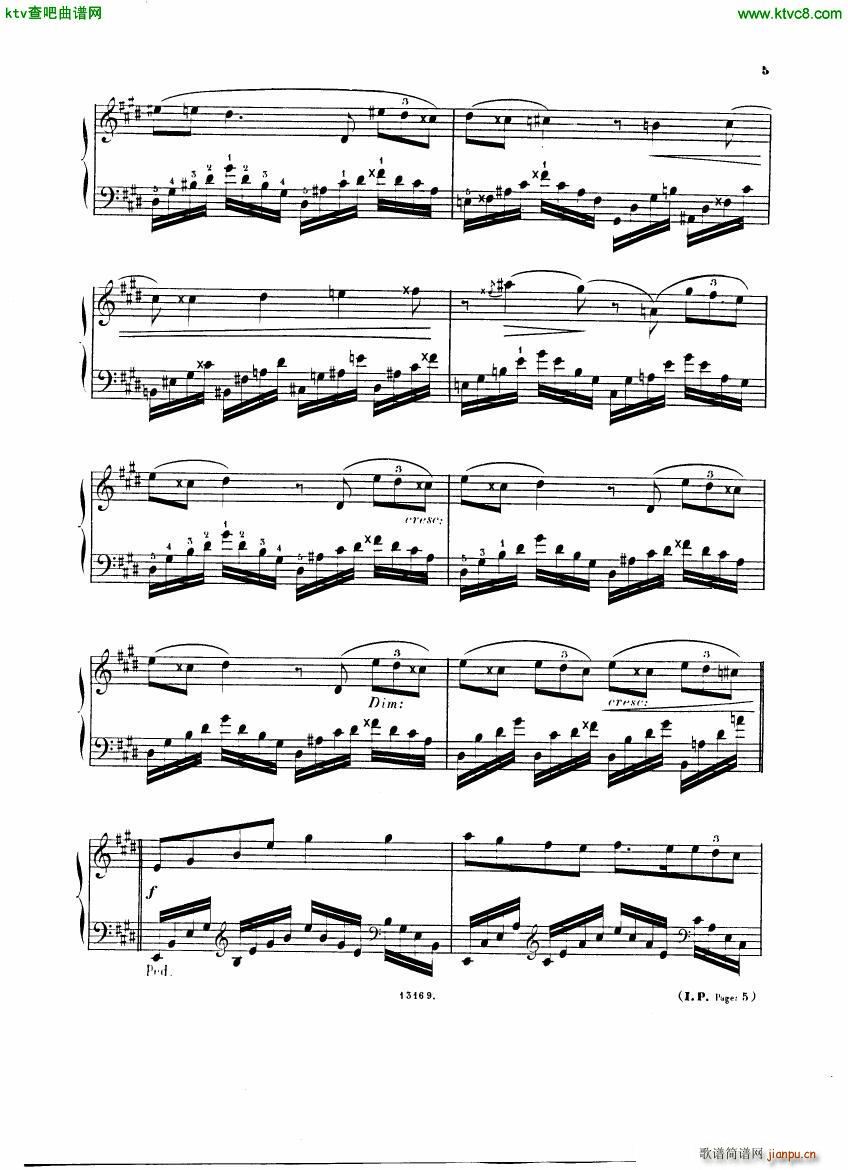 Alkan op 38 Trente Chants(钢琴谱)5